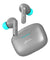 pTron Bassbuds Air In-Ear TWS Earbuds with 13mm Driver for Immersive Sound, 32Hrs Playtime, Clear Calls, Bluetooth V5.1, Touch Control, TypeC Fast Charging, Voice Assist & IPX4 Water Resistant (Grey)