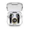 pTron Bassbuds Nyx in-Ear TWS Earbuds, Immersive Audio, Bluetooth 5.1 Wireless Headphones, HD Mic, 50ms Movie Mode, Digital Case, Type-C Fast Charging & IPX4 Water Resistant (Pearl White & Black)