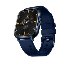 pTron Reflect Callz Smartwatch with Bluetooth Calling, 4.6 cm Full Touch Display, 600 NITS, Digital Crown, 100+ Watch Faces, HR, SpO2, Sports Mode, 5 Days Battery Life & IP68 (Blue)