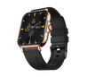 pTron Reflect Callz Smartwatch with Bluetooth Calling, 4.6 cm Full Touch Display, 600 NITS, Digital Crown, 100+ Watch Faces, HR, SpO2, Sports Mode, 5 Days Battery Life & IP68 (Gold)