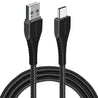 pTron Solero Braid 60W Fast Charging Type C 1.5m USB Cable for VOOC/Super VOOC/Dash/Warp/QC3.0/QC2.0 Smartphones & Other Type-C Devices, Unbreakable Nylon Braid & 480Mbps Data Sync Speed (Black)