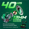 pTron Basspods Quest TWS Earbuds (Black)