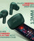 pTron Bassbuds Air In-Ear TWS Earbuds with 13mm Driver for Immersive Sound, 32Hrs Playtime, Clear Calls, Bluetooth V5.1, Touch Control, TypeC Fast Charging, Voice Assist & IPX4 Water Resistant (Green)