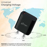 pTron Volta FC12 20W QC3.0 Smart USB Charger with 1m iOS USB Cable, Made in India, Auto-detect Technology, Multi-Layer Protection Travel Adapter, Fast Charging Power Adaptor for iOS Devices (Black)