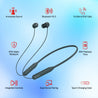 pTron Tangent Eon in Ear Bluetooth 5.3 Wireless Headphones, 45H Playtime, HD Mic & Trutalk AI-ENC Calls, Movie/Music Modes, Dual Device Pairing & Type-C Fast Charging & IPX5 (Grey)