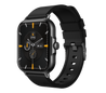 pTron Reflect Callz Smartwatch with Bluetooth Calling, 4.6 cm Full Touch Display, 600 NITS, Digital Crown, 100+ Watch Faces, HR, SpO2, Sports Mode, 5 Days Battery Life & IP68 (Black)