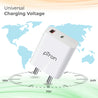 pTron Volta FC15 20W Dual Port USB & Type-C (PD) Fast Charger, BIS Certified Wall Adapter for iPhone 12/12 Pro/12 Mini/12 Pro Max/11/XS/XR/X/8/Plus, iPad Pro, Galaxy 10/9/8 (Cable Not Included, White)
