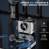 pTron Bassbuds Revv In-Ear TWS Earbuds with Mic, AI-ENC Calling, 50ms Low Latency, 13mm Driver, Punchy Bass, 28Hrs Playtime, BT5.3 Headphones, Touch Control, Type-C Fast Charging & IPX4 (Jet Black)