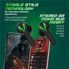pTron Basspods Quest TWS Earbuds (Black)
