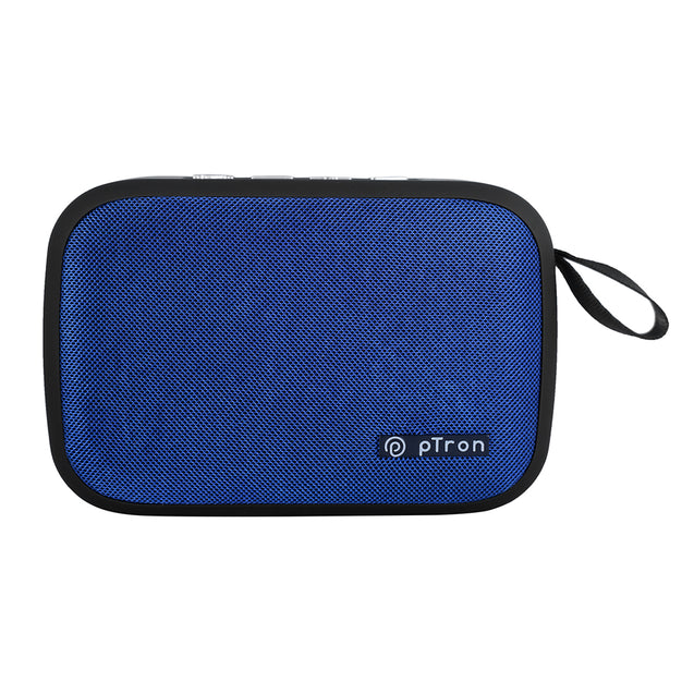 pTron Sonor Evo 5W Mini Bluetooth Speaker with 6Hrs Playtime, Immersive Sound, 40mm Driver, Bluetooth v5.1 with Strong Connectivity, Portable Design, Integrated Music & Call Control (Blue)
