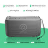 pTron Musicbot Groove Mini Bluetooth Speaker, 10W Immersive Sound, 6H Playtime, FM Radio, Multi-Playback Modes-BT5.1/TF Card/Aux-in, Metal Grill & Type-C Charging (Grey)