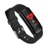 pTron Pulse Fitness Band with Heart Rate Monitor, 0.96” Color Touch Display, IP67 Waterproof, 5-7 Days Run-time, Pedometer, Sleep Monitor, Blood Pressure, Sedentary Remind (Black)