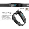 pTron Pulse Fitness Band with Heart Rate Monitor, 0.96” Color Touch Display, IP67 Waterproof, 5-7 Days Run-time, Pedometer, Sleep Monitor, Blood Pressure, Sedentary Remind (Black)