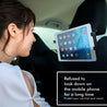 pTron Mount ST4B Universal 360° Rotating Car Back Seat Headrest Mobile & Tablet Mount Holder, Compatible with 4.7-11" Width Devices, Firm Grip on Device & Easy Install (Black)