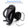 pTron Mount ST2W Universal Phone Holder Stand with 360° Rotating Handlebar, Secure & Sturdy, Anti-Shake & Stable Cradle Clamp, Easy Install for Maps & GPS Navigation (Black)