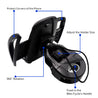 pTron Mount ST2W Universal Phone Holder Stand with 360° Rotating Handlebar, Secure & Sturdy, Anti-Shake & Stable Cradle Clamp, Easy Install for Maps & GPS Navigation (Black)
