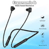 pTron Tangent Duo with 15Hrs Playback, Bluetooth 5.0 Wireless Headphones with Deep Bass, Hi-Fi Stereo Sound, IPX4 Water Resistance, Snug-fit, Voice Assistance, HD Mic & Music & Call Controls (Black)