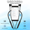pTron Tangent Duo with 15Hrs Playback, Bluetooth 5.0 Wireless Headphones with Deep Bass, Hi-Fi Stereo Sound, IPX4 Water Resistance, Snug-fit, Voice Assistance, HD Mic & Music & Call Controls (Black)