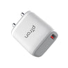 pTron Volta FC11 QC3.0 18W USB Smart Charger, Compatible with VOOC Dash & WARP, BIS Certified, Auto-detect Technology, Made in India Fast Charging Power Adaptor Without Cable (White)