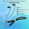 pTron InTunes Pro ENC (Environment Noise Cancellation) Bluetooth 5.2 Wireless Headphones, 24Hrs Playtime, Low Latency, Deep Bass, Crystal Clear Calls, IPX4 Water Resistant & Voice Assistance (Black)