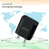 pTron Volta FC15 20W Dual Port USB & Type-C (PD) Fast Charger, BIS Certified Wall Adapter for iPhone 12/12 Pro/12 Mini/12 Pro Max/11/XS/XR/X/8/Plus, iPad Pro, Galaxy 10/9/8 (Cable Not Included, Black)