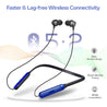 pTron Tangent Duo Bluetooth 5.2 Wireless in-Ear Earphones with Mic,Magnetic Earbuds (Black/Blue)