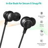 pTron Tangent Duo Bluetooth 5.2 Wireless in-Ear Earphones with Mic,Magnetic Earbuds (Black/Green)