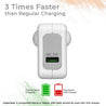 pTron Volta FC16 30W QC3.0 Smart USB Charger Compatible with OnePlus Nord CE/10Pro/N100/N10/9/9 Pro/8Pro/8/7T/7T, Made in India Fast Charging Adapter for All iOs/Type-C Devices (Adapter Only) White