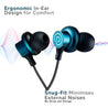 pTron Pride Marvel in-Ear Wired Earphones with Mic, Type-C Audio Connector, Immersive Stereo Sound with Deep Bass, 14mm Large Dynamic Drivers & 1.2M Nylon Braided Cable (Blue & Black)
