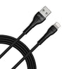 pTron Solero i241 1meter 2.4A Lighting to USB Fast Charging Data & Sync USB Cable Compatible for iPhone/iPad, Made in India Durable & Tangle-Free Charging Cable (Black)