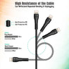 pTron Solero i241 1meter 2.4A Lighting to USB Fast Charging Data & Sync USB Cable Compatible for iPhone/iPad, Made in India Durable & Tangle-Free Charging Cable (Black)