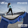 pTron Force X12N Bluetooth Calling Smartwatch, 1.85" Full Touch Display, Heart Rate Check, SpO2, Watch Faces, Voice Assistance, Inbuilt Games, 5 Days Battery & IP68 Waterproof (Blue)