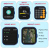 pTron Force X12N Bluetooth Calling Smartwatch, 1.85" Full Touch Display, Heart Rate Check, SpO2, Watch Faces, Voice Assistance, Inbuilt Games, 5 Days Battery & IP68 Waterproof (Blue)