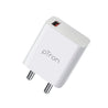pTron Volta FC12 20W QC3.0 Smart USB Charger with 1m iOS USB Cable, Made in India, Auto-detect Technology, Multi-Layer Protection Travel Adapter, Fast Charging Power Adaptor for iOS Devices (White)