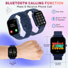 pTron Force X10S Smartwatch with Bluetooth Calling, 1.85" Full Touch Display, 600 NITS Brightness, HR, SpO2, Watch Faces, Voice Assistant, 5 days Battery Life & IP68 Waterproof (Blue)