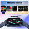pTron Force X10S Smartwatch with Bluetooth Calling, 1.85" Full Touch Display, 600 NITS Brightness, HR, SpO2, Watch Faces, Voice Assistant, 5 days Battery Life & IP68 Waterproof (Blue)
