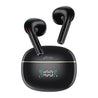 pTron Bassbuds Perl in-Ear TWS Earbuds, TruTalk AI-ENC Calls, Immersive Sound, 28H Playtime, Music/Game Modes, Bluetooth 5.3 Wireless Headphones, Pinch Touch Control, Type-C Fast Charge (Black)