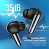 pTron Zenbuds Ultima ANC TWS Earbuds (Black)