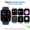 pTron Reflect Ace Bluetooth Calling Smartwatch (Blue)