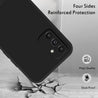 pTron Back Cover Case for Samsung Galaxy M14 5G, Stylish Matt Finish, Shockproof Back Case, Perfect Cut-Outs & Perfect-Fit (Black)