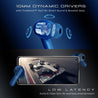 pTron Bassbuds Zen In-Ear TWS Earbuds with Quad Mic TruTalk ENC Calls, 50Hrs Playtime, Bluetooth 5.3 Headphone with Mic, Deep Bass, Game/Music Modes, Touch Control, Type-C Fast Charging & IPX4 (Blue)