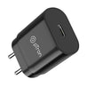 pTron Volta FC17 25W Type-C to Type-C PD Superfast USB TypeC Charger for Samsung S21/S21+/S21 Ultra/S20/S20+/S20 Ultra/Note 20/Note 20 Ultra/Note 10/Note10+ M51/M42/F23 5G/M53 5G (Charger only) Black