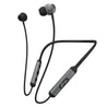 pTron InTunes Ultima in-Ear Wireless Earphones with Mic, 18 Hrs Music with Mega Bass, Bluetooth 5.0 Neckband, Lightweight, Voice Assistant, Type-C Fast Charging, IPX4 Water Resistant (Black & Grey)