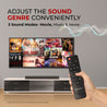 pTron Jazz 2.0 Channel Soundbar for TV, Multi-Connectivity BT5.3/HDMI ARC/Opt-in/Aux/USB, 40W Immersive Stereo Sound, 3 Equalizer Modes Movie/Music/News & Remote Control (Black)