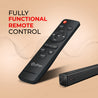 pTron Jazz 2.0 Channel Soundbar for TV, Multi-Connectivity BT5.3/HDMI ARC/Opt-in/Aux/USB, 40W Immersive Stereo Sound, 3 Equalizer Modes Movie/Music/News & Remote Control (Black)