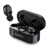 pTron Bassbuds Plus in-Ear TWS Earbuds with HD Mic, Bluetooth 5.0 Headphones, Stereo Sound, Clear Calls, 28Hrs Playback Time, Voice Assistant, IPX4 Water Resistant & Fast Charging (Pearl Black)