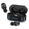 pTron Bassbuds Plus in-Ear TWS Earbuds with HD Mic, Bluetooth 5.0 Headphones, Stereo Sound, Clear Calls, 28Hrs Playback Time, Voice Assistant, IPX4 Water Resistant & Fast Charging (Pearl Black)