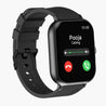 pTron Pulsefit P61+ 1.85" Full Touch Display Bluetooth Calling Smartwatch, Functional Crown, 580 NITS Brightness, Mesh Metal Strap, HR, SpO2, Watch Faces, Inbuilt Games & 5 Days Battery Life (Black)