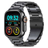 pTron Reflect Pro Plus Smartwatch, Bluetooth Calling, 2.01" Full Touch Display, Full Metal Body, 600 NITS, Digital Crown,100+ Watch Faces,HR,SpO2,Voice Assist, 5 Days Battery Life (Black)