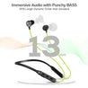 pTron Bassstring Bluetooth 5.2 Wireless in-Ear Earphones with Mic,Magnetic Earbuds (Green/Black)